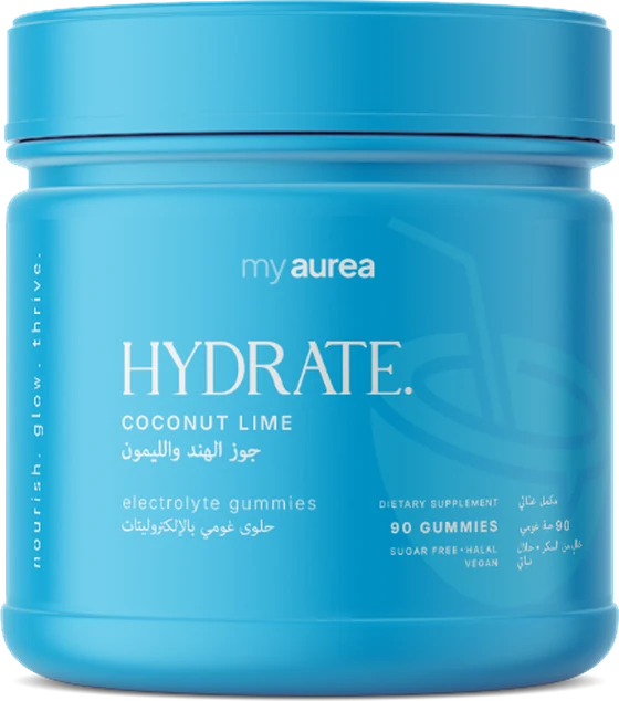 my hydrate, coconut lime gummies