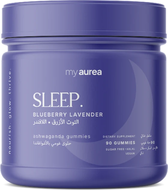 my sleep, blueberry lavender gummies